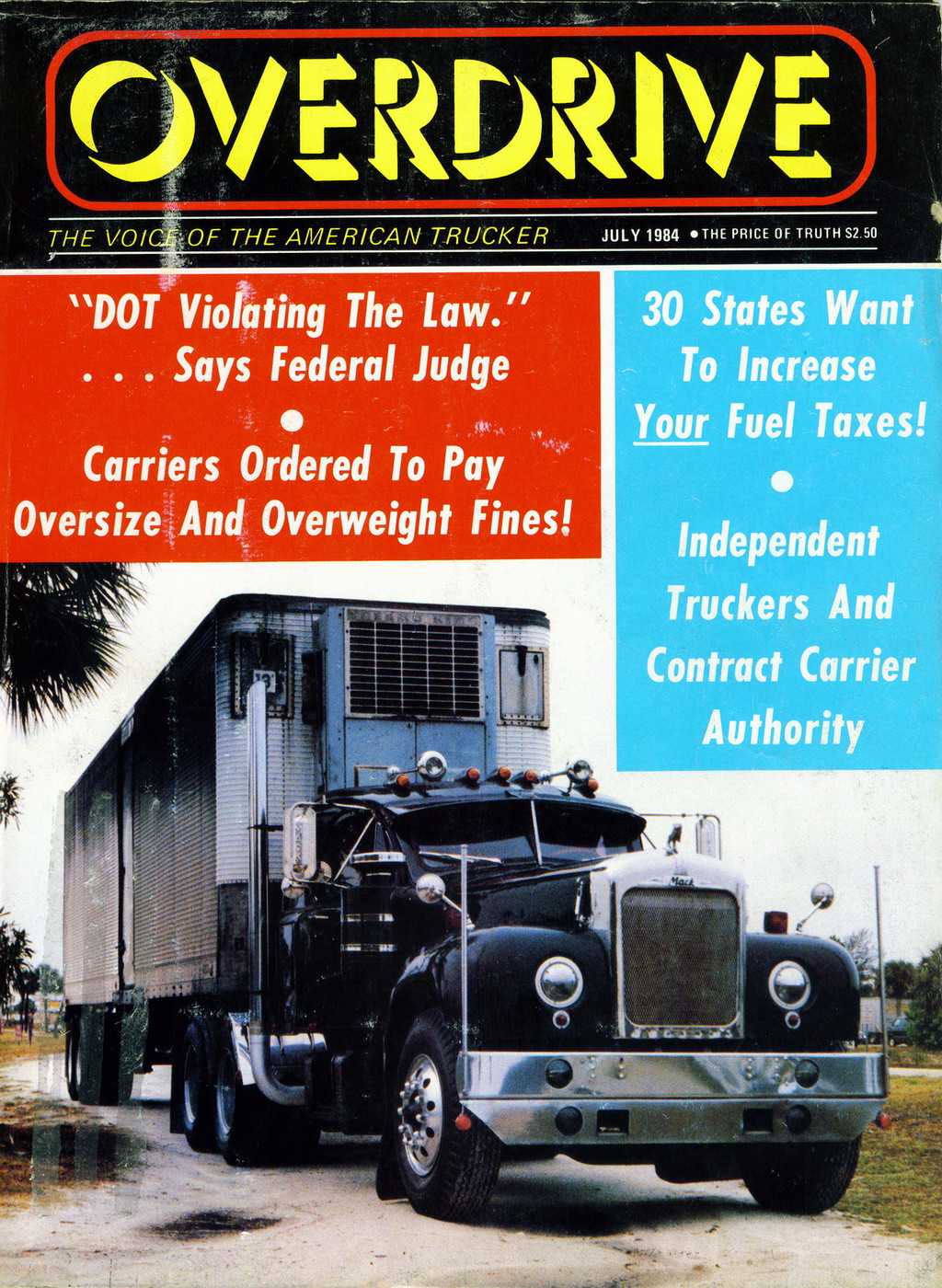 Photo: 01 July 1984 Front Cover | 07 Overdrive Magazine ...